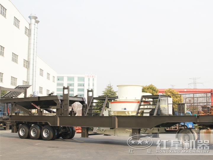 移動柴油打砂機，可一鍵智能操作，液壓控制