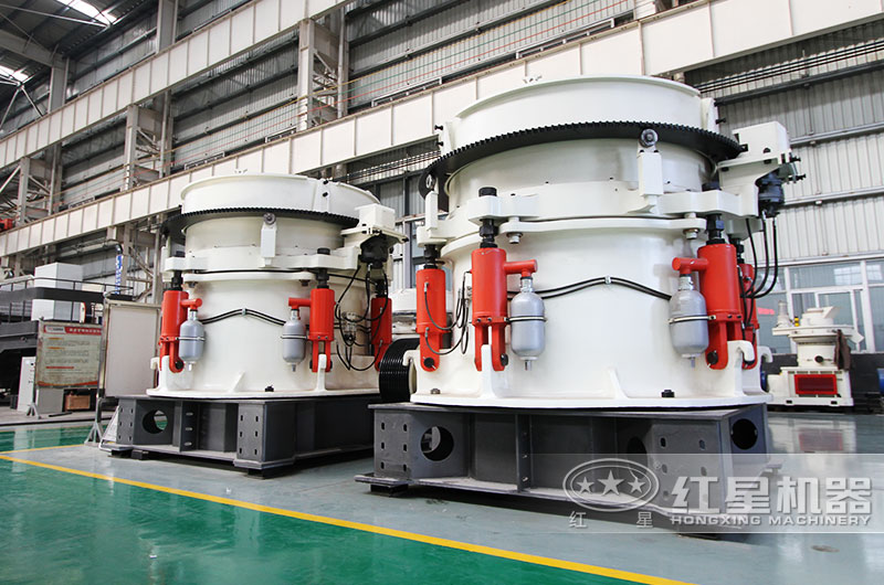 液壓圓錐式破碎機(jī)實(shí)拍，高硬度物料克星