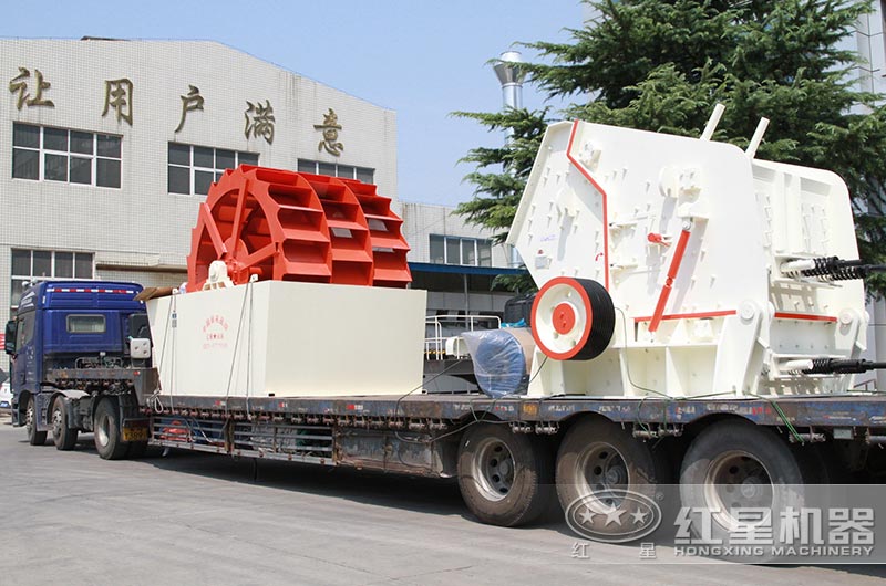 時產200噸反擊破碎機設備發貨 時產200噸反擊破碎機設備發貨