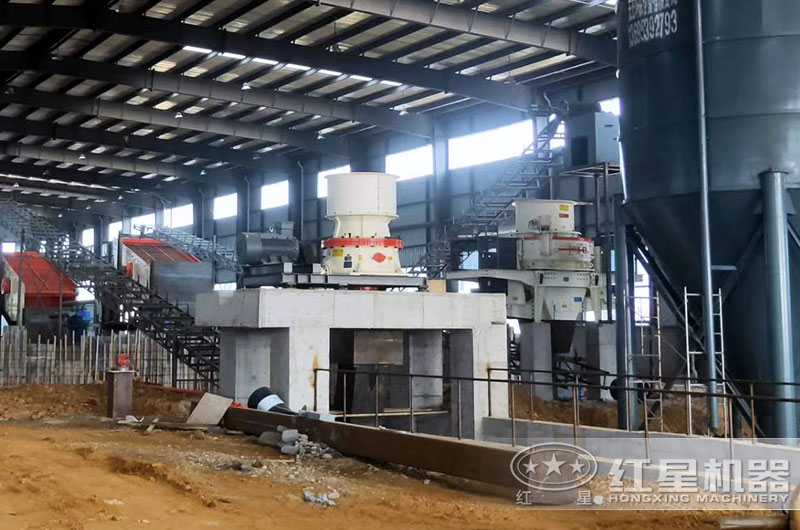 碎石制砂機生產(chǎn)線實拍圖 碎石制砂機生產(chǎn)線實拍圖