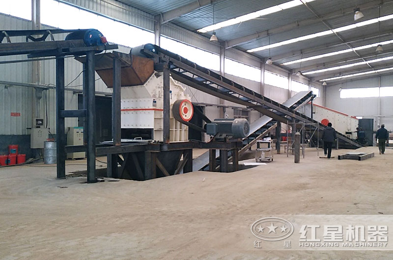 液壓開箱式制砂機生產現場圖片 液壓開箱式制砂機生產現場圖片