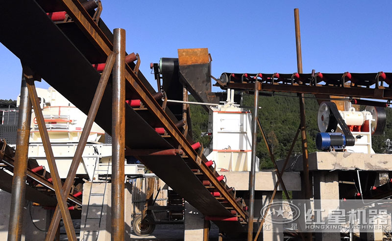 大型砂石破碎機現場 大型砂石破碎機現場