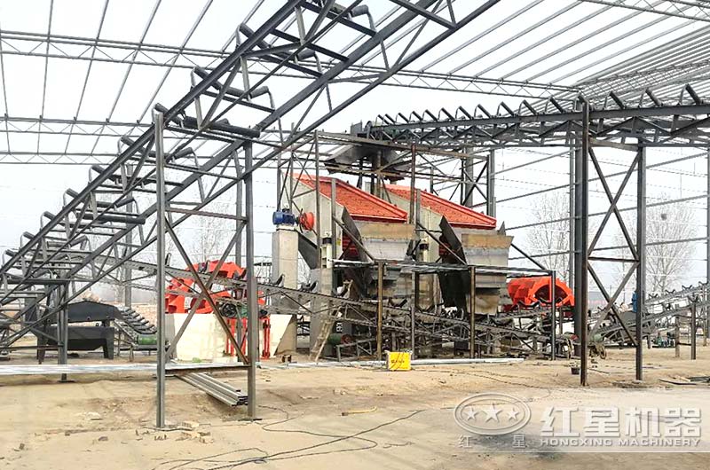 安徽阜陽客戶洗砂機工作現場圖 安徽阜陽客戶洗砂機工作現場圖